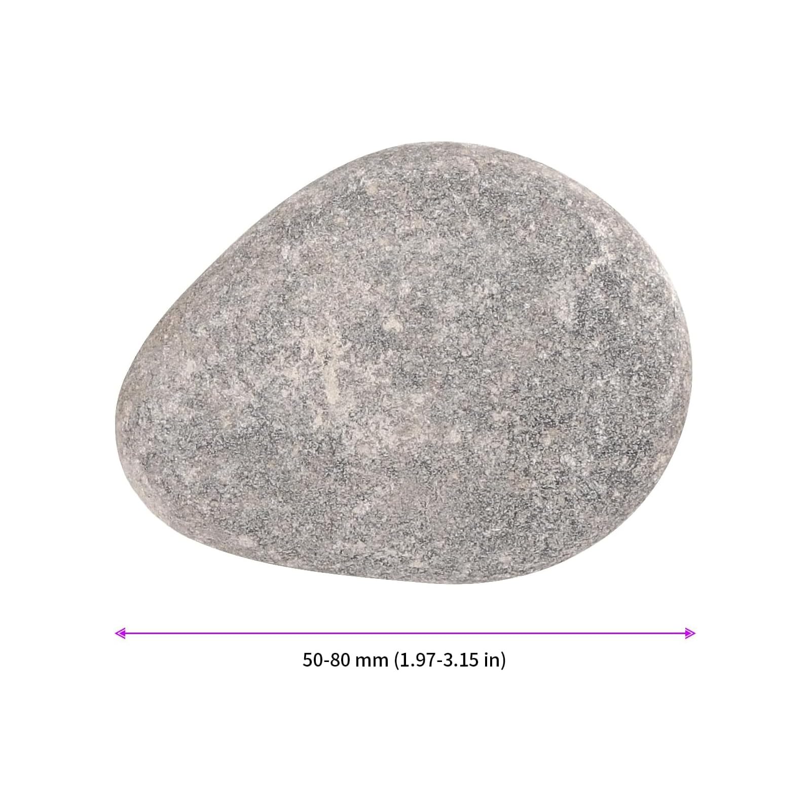 Produktbild von FWEEK 20 Stück Kieselsteine Zum Bemalen, 5-8cm Glatte Flusssteine Zum Bemalen, Flache Steine Zum Bemalen, Natürlicher Flussstein Flache Kieselsteine Steine Zum Bemalen Für Handwerk Malerei