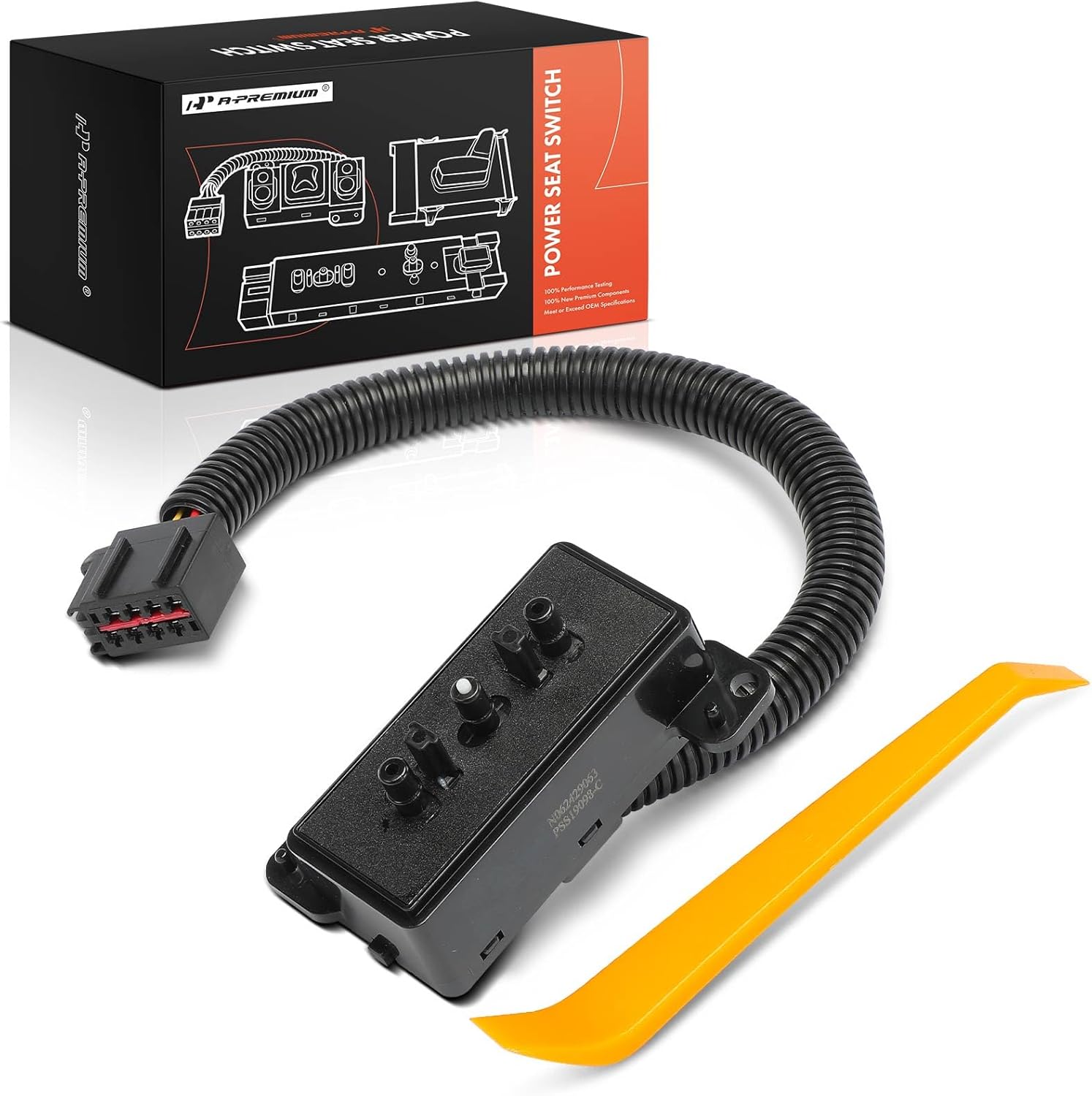 A-Premium Power Seat Adjuster Switch Compatible with Ford F-150, F-150 Heritage, F-250 F-350 F-450 F-550 Super Duty, Explorer, Taurus, Expedition, Thunderbird & Lincoln Navigator & Mercury Mountaineer