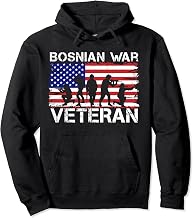 Men Women Bosnian War Veteran Pullover Hoodie