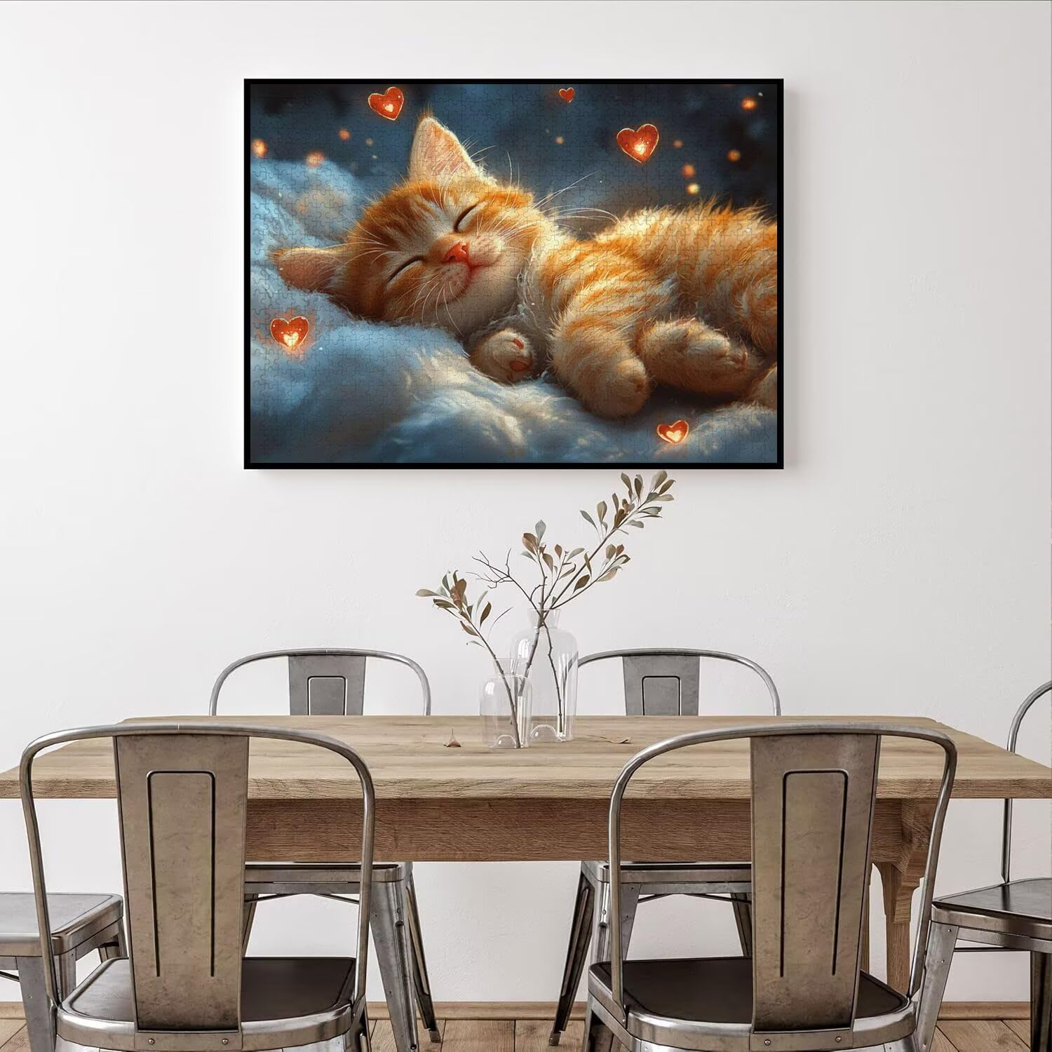 Puzzle 1500 sztuk zwierząt Trudne drewniane puzzle, n-480 | Niemożliwe wyzwanie, inteligentna gra zręcznościowa, gry logiczne dla całej rodziny, pomysł na prezent, miłość