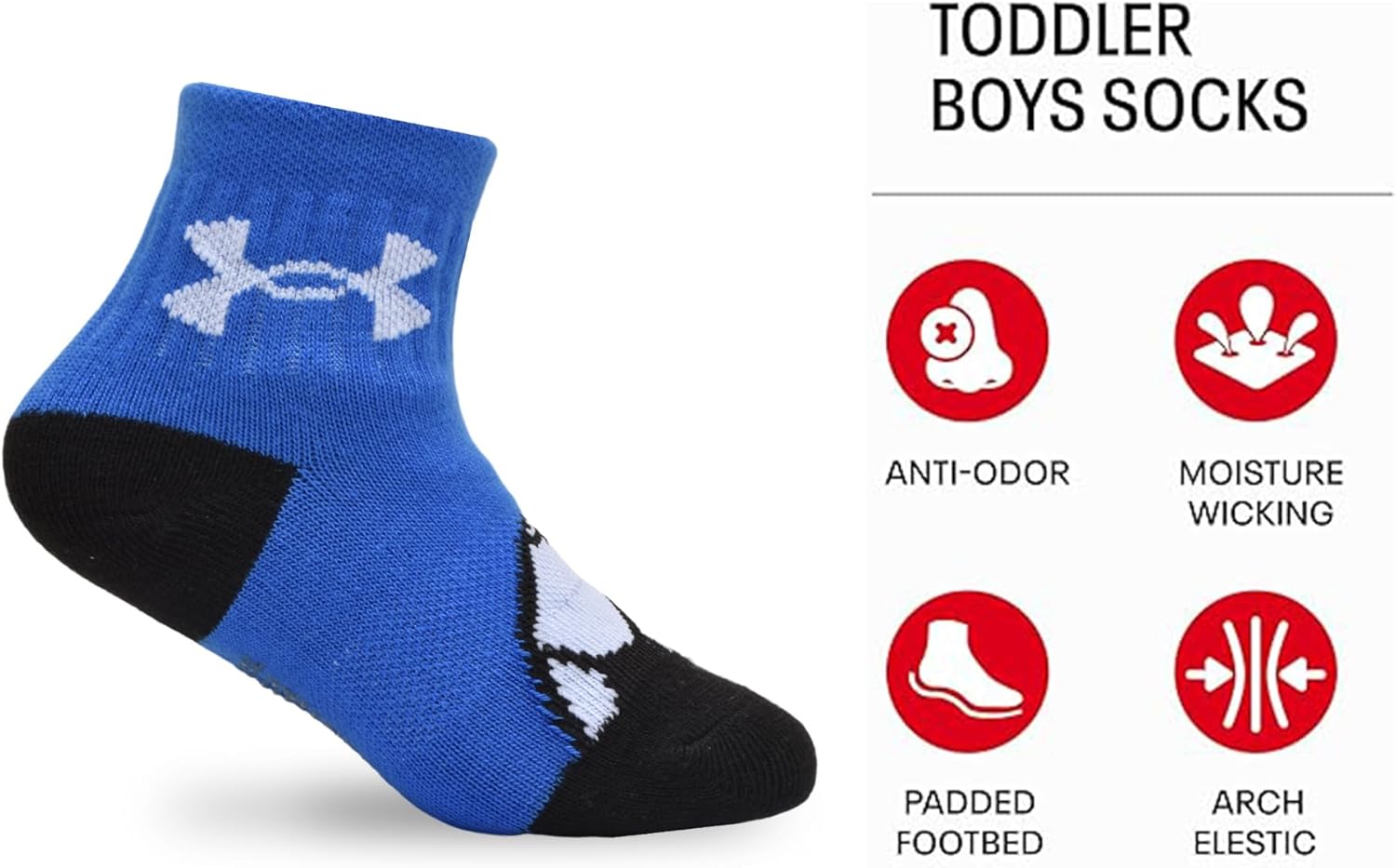 Under Armour Girls' Quarter Socks - Image 2