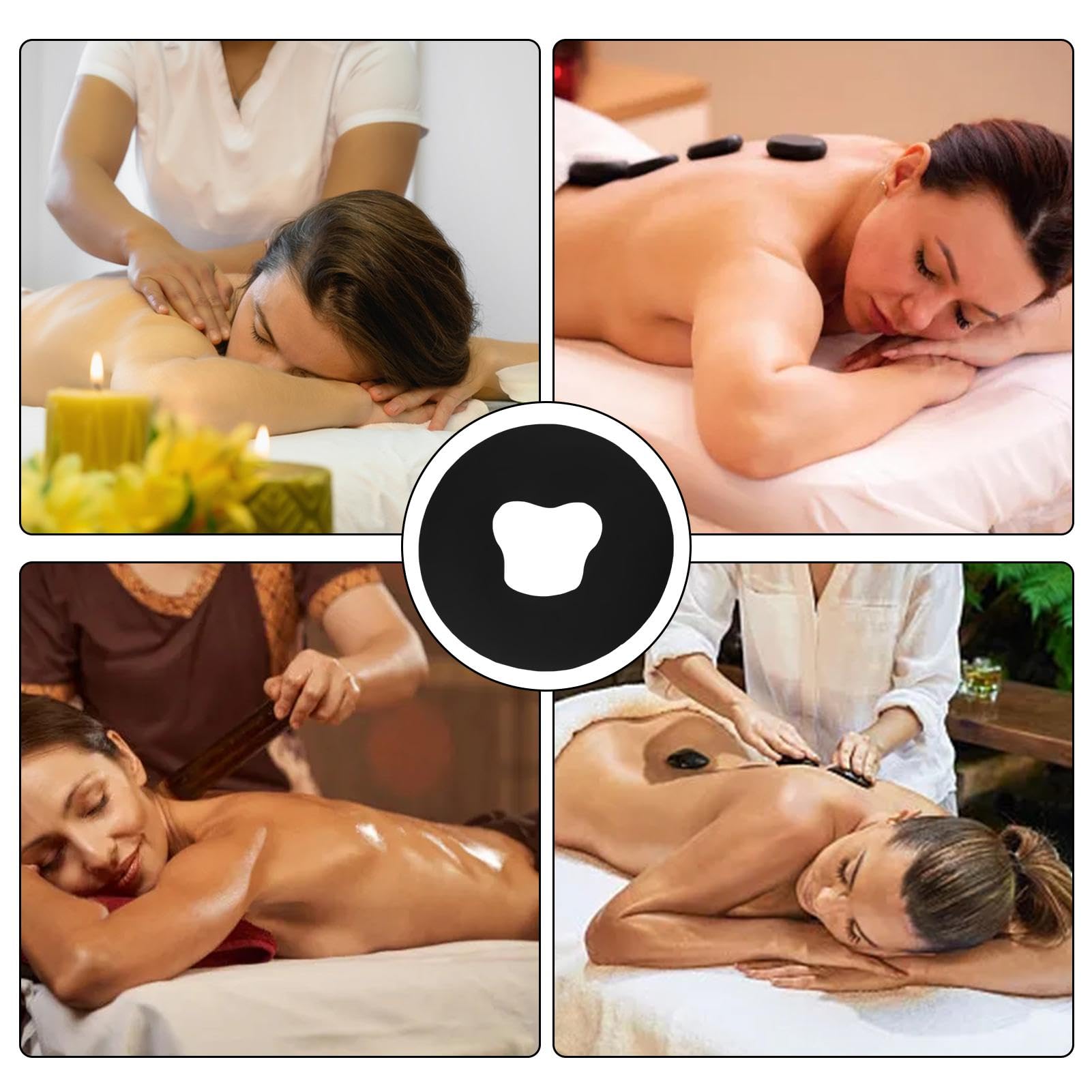 Cuscino per il viso, in silicone, per massaggiare il viso, per massaggi e saloni di bellezza