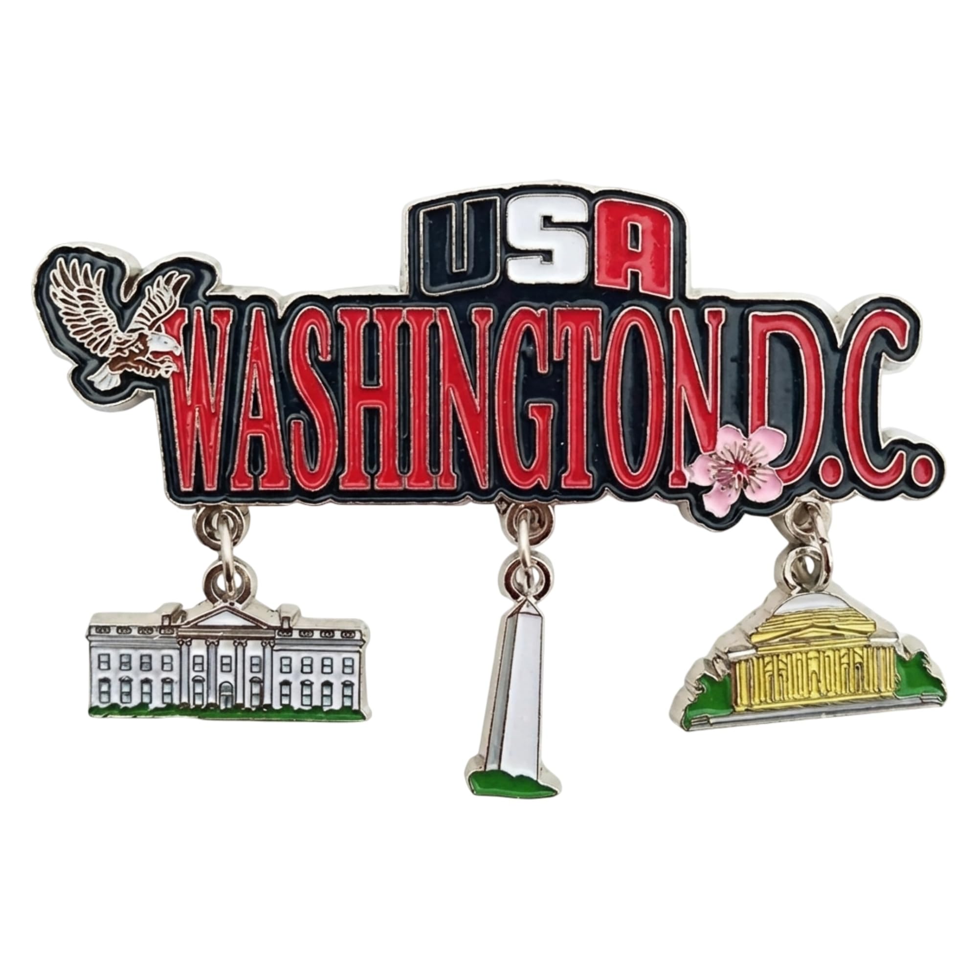 Magnet Washington DC Patriotic pour frigo et déco USA