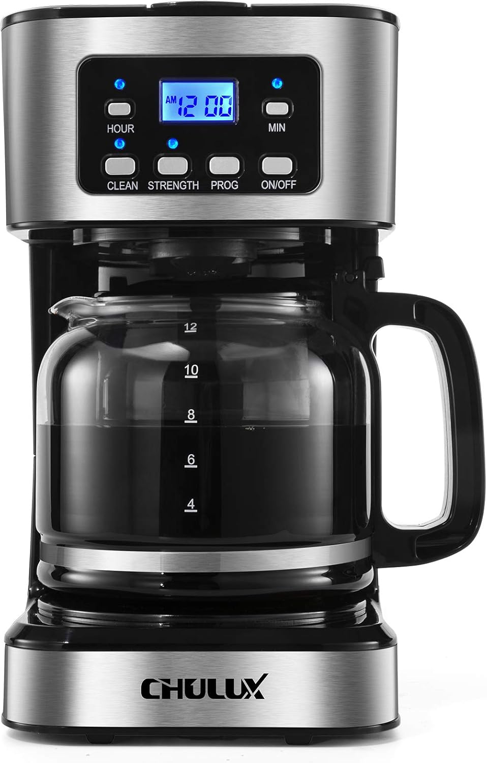 CHULUX 24 Hours Programmable Drip Coffee Maker,Brew