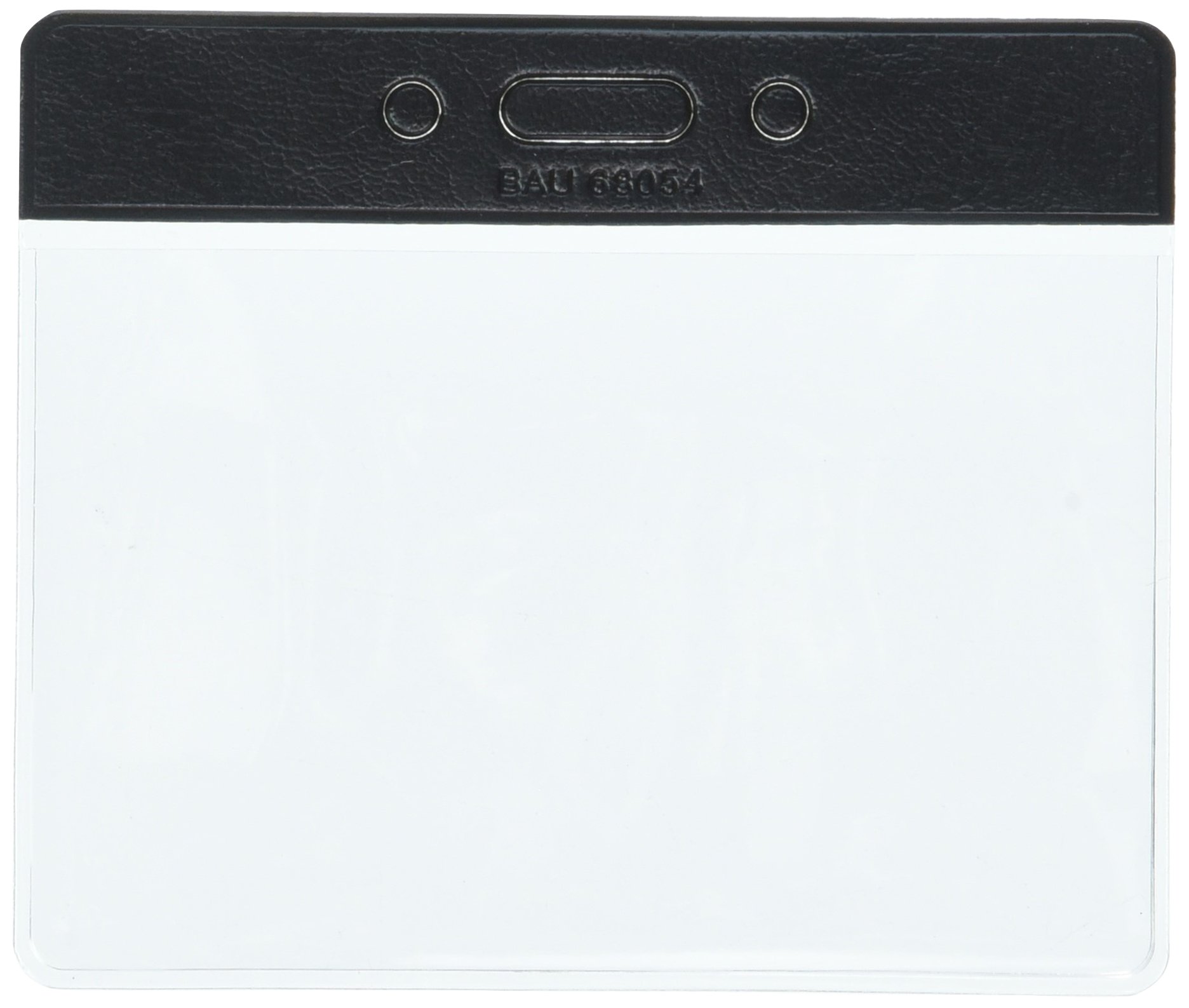 Badge horizontal Baumgartens avec bordure couleur pour identification