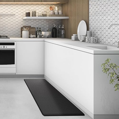 Miniatura 7 de DAILYLIFE - Tapete de cocina antifatiga de 25 pulgadas de grosor, tapete cómodo de pie para el hogar, oficina, garaje, parte inferior