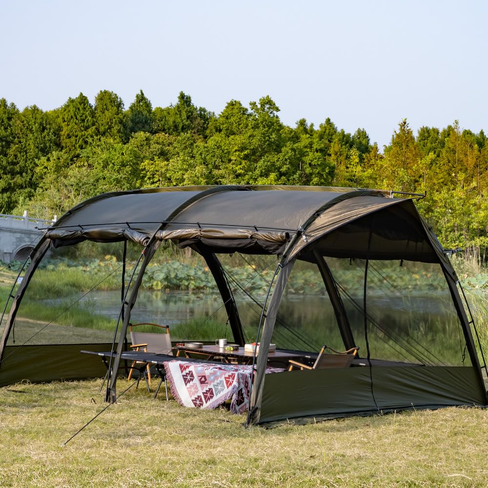 Amazon.co.jp: MC トモウント トンネルテント TZ-800 メッシュドア