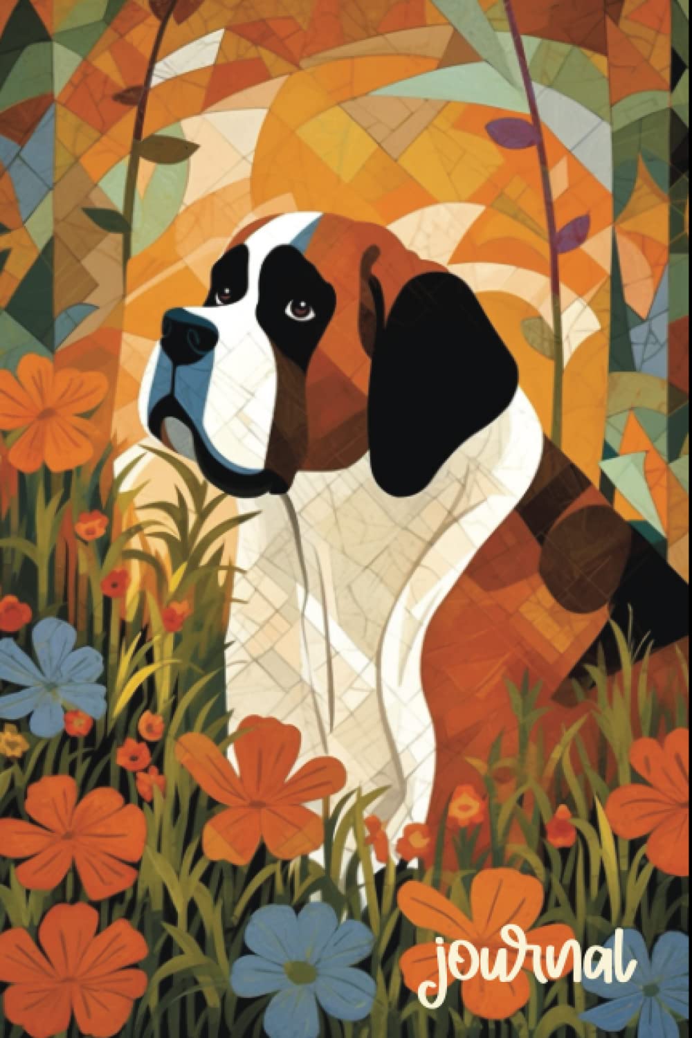 Independently published St. Bernard blank journal