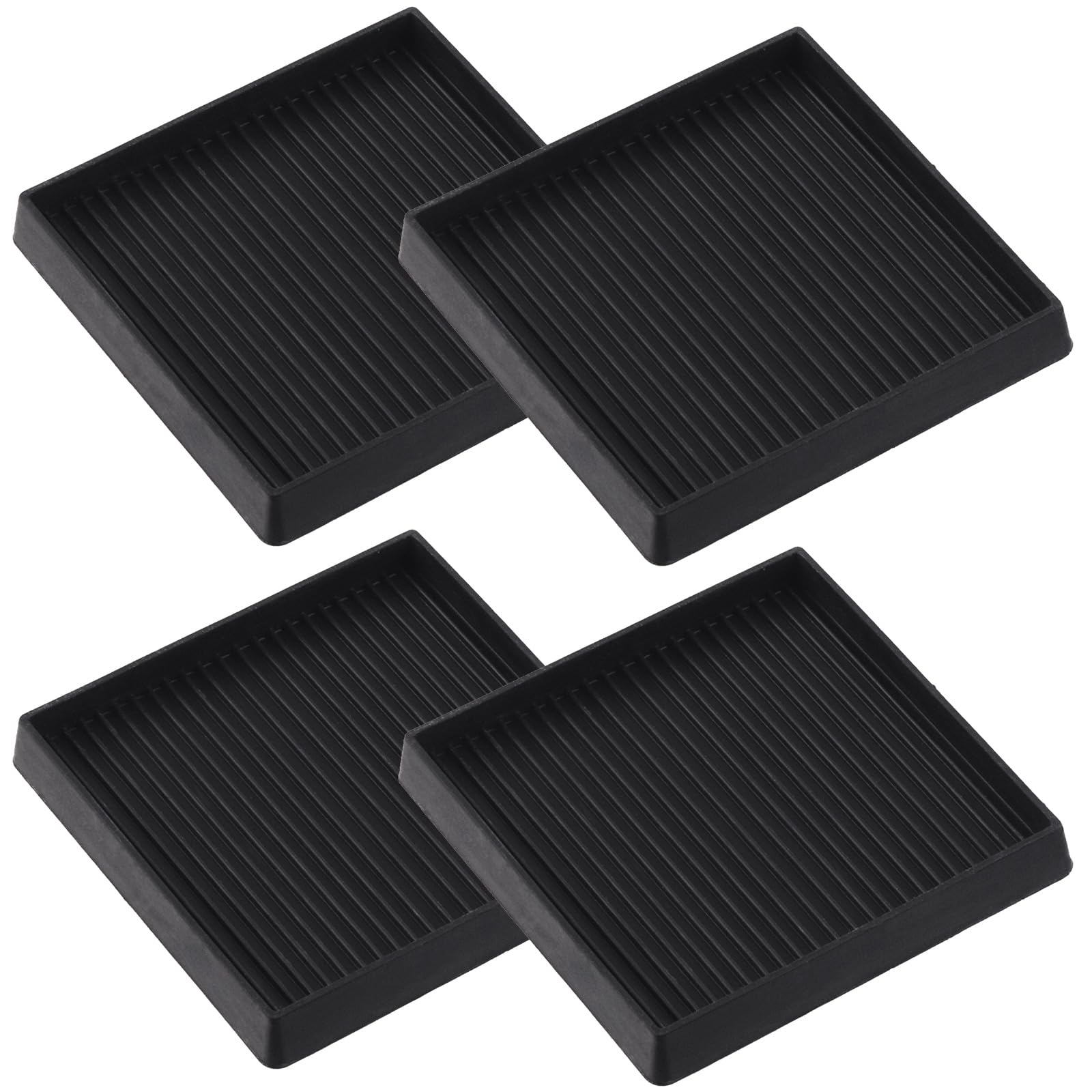 Keadic Non-Slip Rubber Caster Cups Assortment Set