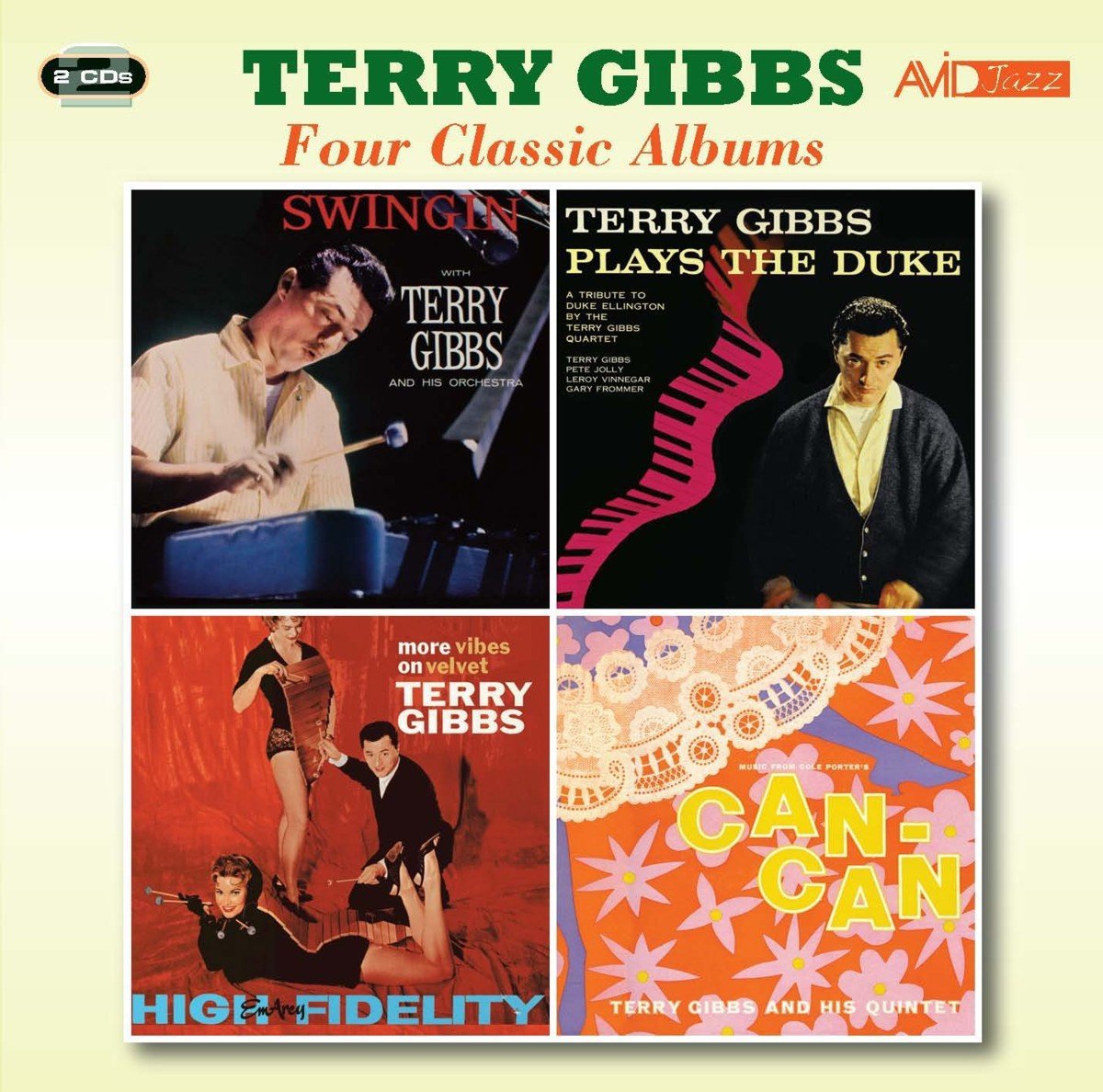Terry Gibbs Four Classic Albums 2-CD NEW SEALED Remastered Jazz Swingin'+