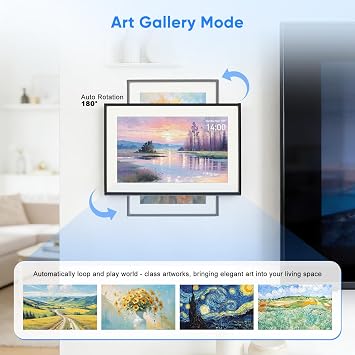 Digital Calendar 10.1, Smart Digital Calendar, 2026 Family Wall Planner, 1080P HD Touchscreen Interactive Display, Meal Schedule, Electronic Family Organizer & Chore Chart, Photo Frame