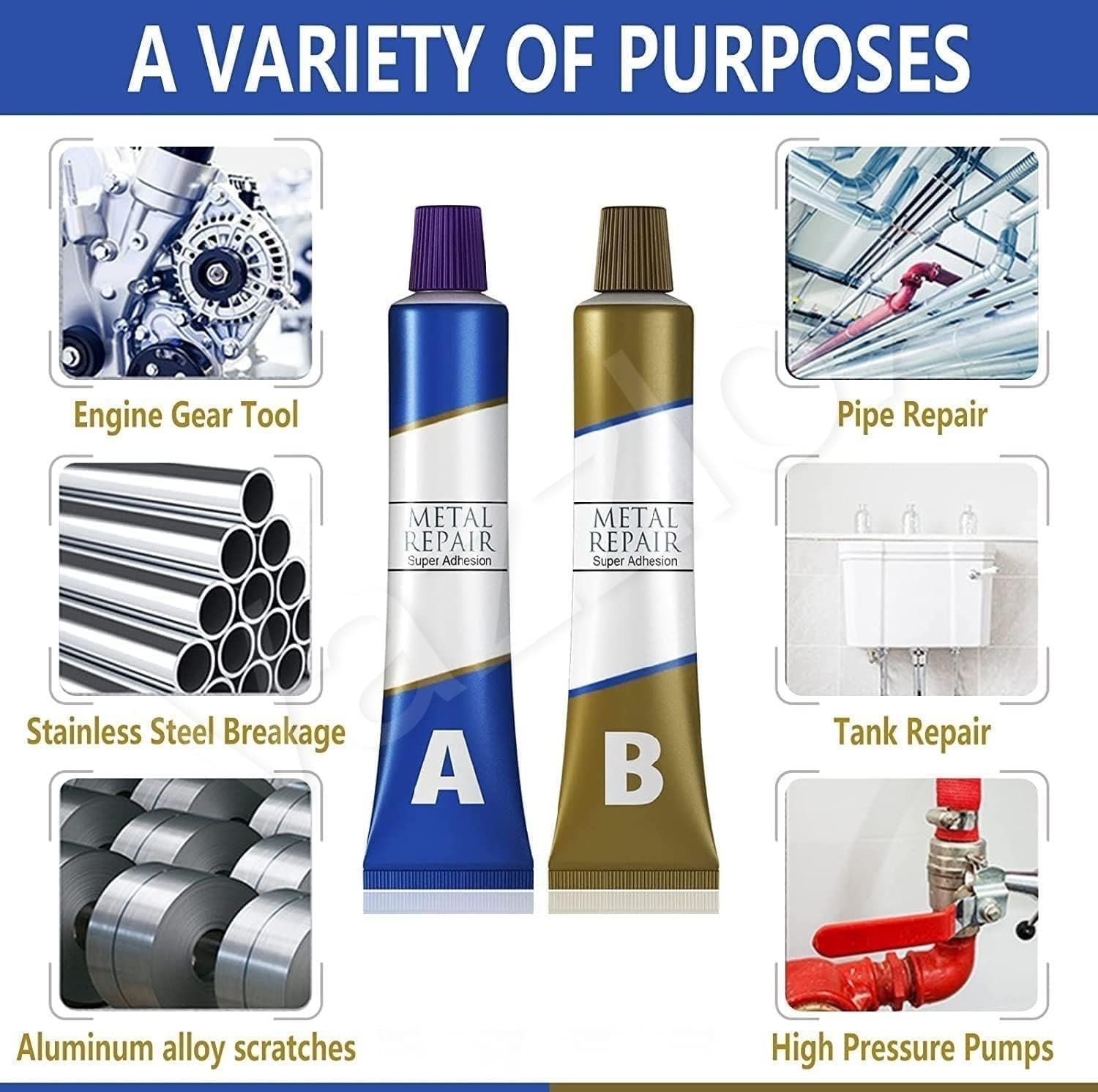 JAEKBHJENA Strong Bond Adhesive Glue | Multi Purpose AB Glue for Metal,  Plastic, Wood & Ceramic | Industrial Strength Quick Repair Adhesive :  Amazon.in: Industrial & Scientific
