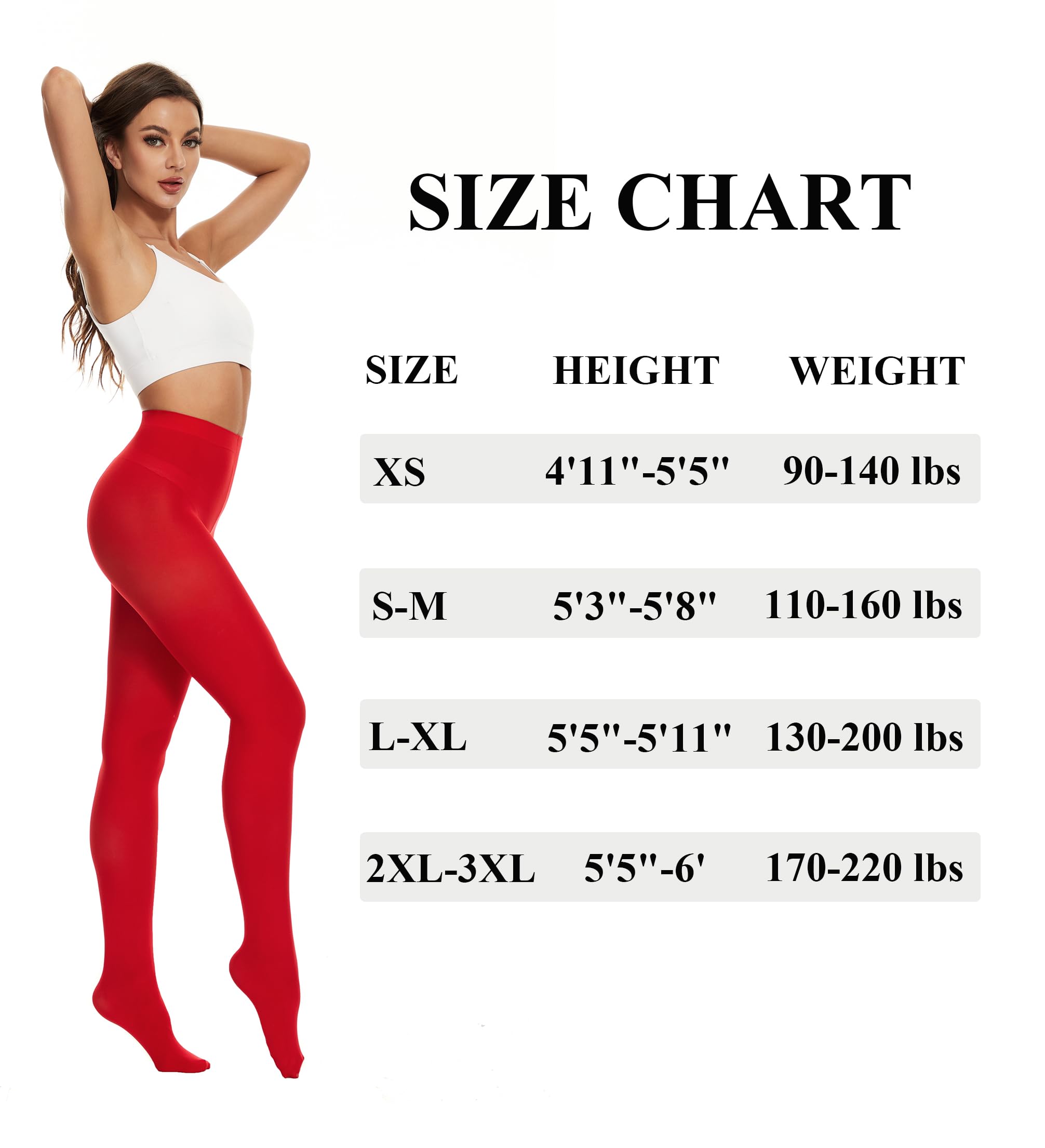 DUCMODA Collant Donna a Vita Alta 80 D morbidi, elastici, semi-opachi, tinta unita