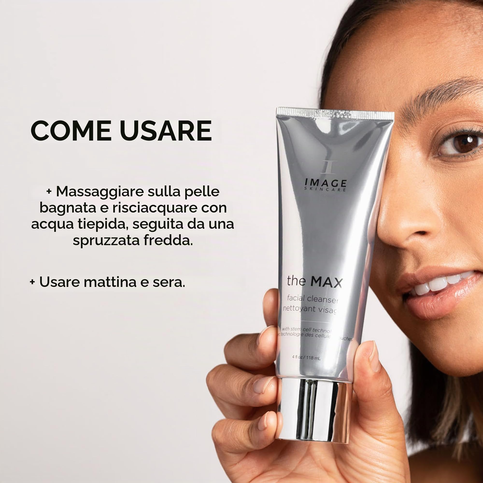 Image Detergente con Cellule Staminali Viso 4.0 oz fluido (The Max Stem Cell Facial Cleanser)
