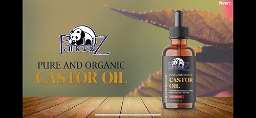 Miniatura 8 de Aceite de ricino (4 onzas), orgánico certificado por USDA, 100% puro, prensado en frío, sin hexano, estimula el crecimiento de pestañas, cejas,