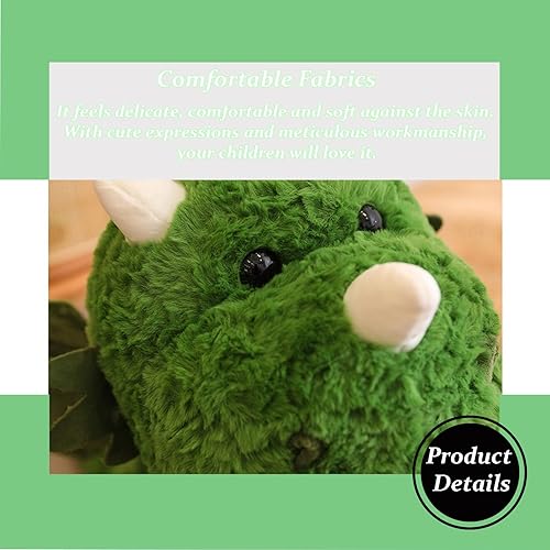 Miniatura 4 de Juguetes de peluche de dinosaurio, figura de peluche de dinosaurio, juguetes de peluche de dinosaurio pequeño y pterosaurio con huevo de dinosaurio