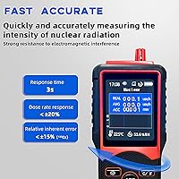 Vista 5 de Nuclear Radiation Meter, Portable Handheld Emf Detector with Backlight LCD Display, Radiation Meter for Beta Gamma Ray, Radiation Protection