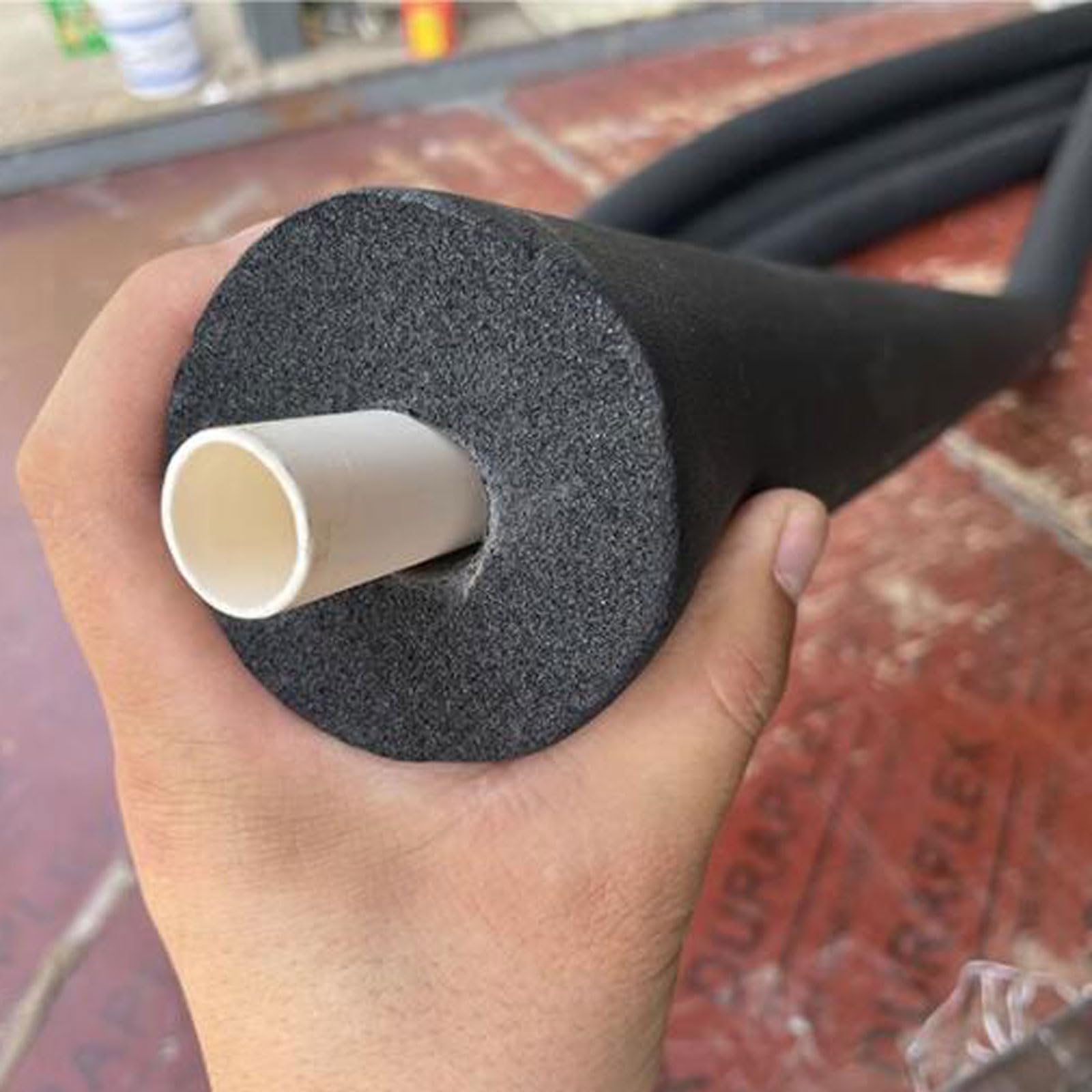 Pipe Insulation Foam Tube Insulation Freeze Protection Heat - View #2