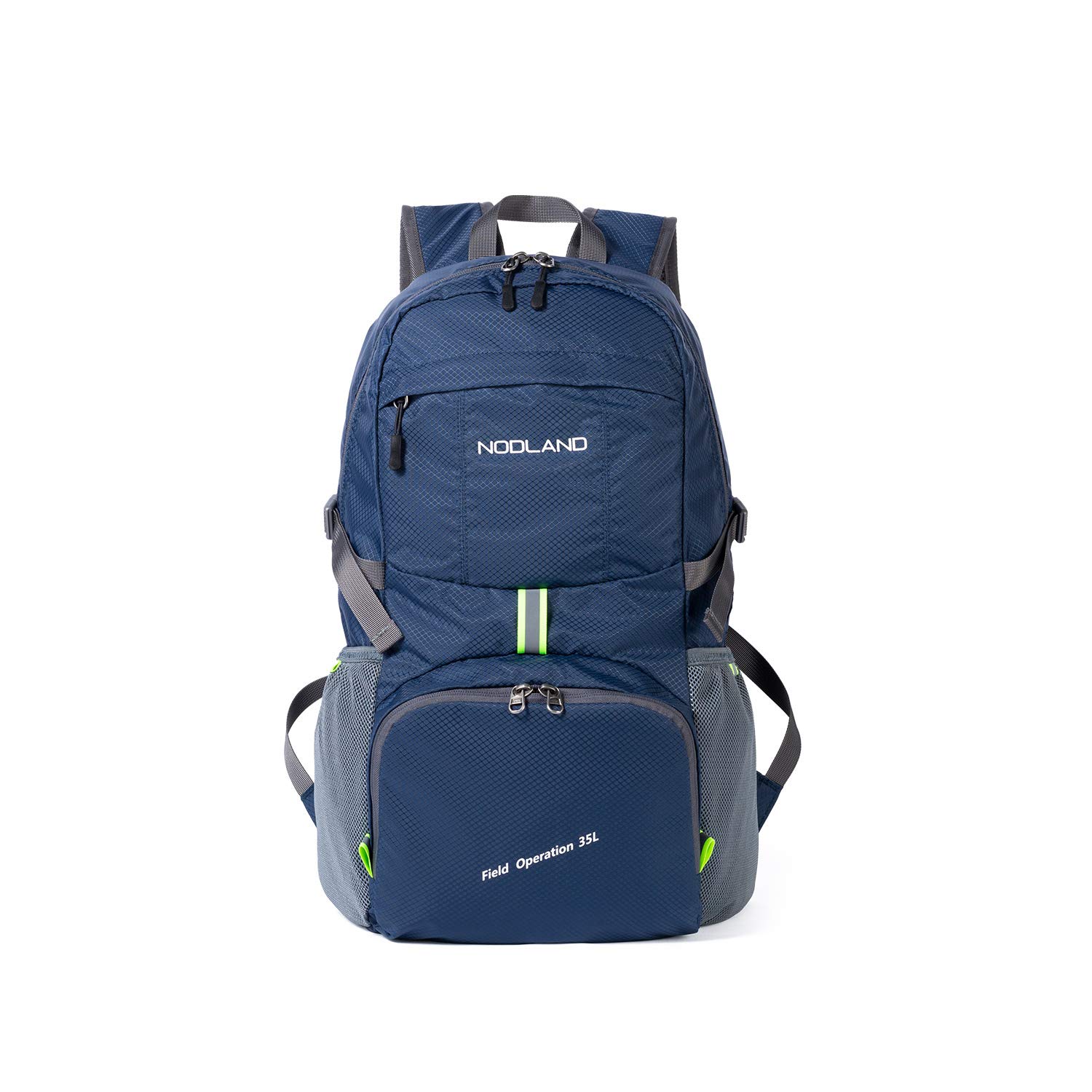 NODLAND Lightweight Backpack – 35L Foldable Daypack, Water Resistant, For Hiking, Travel & School