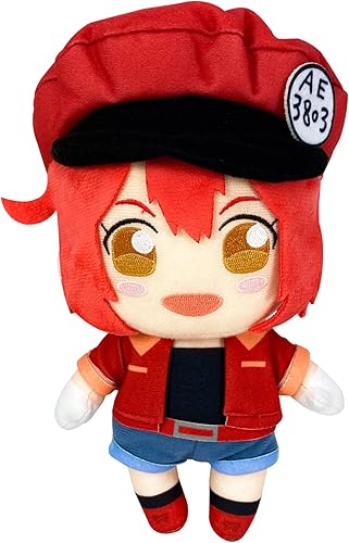 Celdas en el trabajo! - Peluche de glóbulos rojos de 8 pulgadas de alto