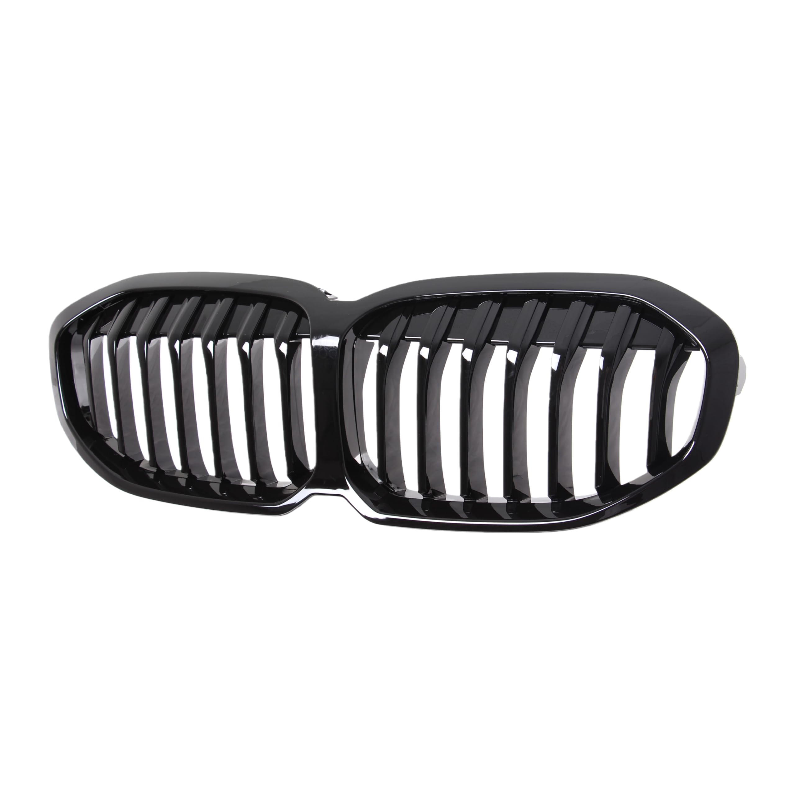 Sport Kühlergrill Nieren kompatibel mit BMW 1er F40 Bj. 2019-2024 Glanz Schwarz Einzelsteg Grill