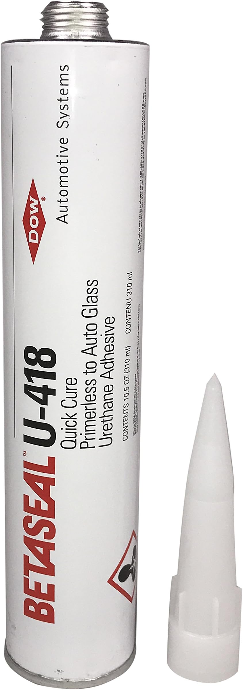 U-418 Beta Seal Glass Adhesive , Black