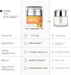 Crème naturelle de visage de vitamine C curcuma: Réparer l'hydratante crème pour la peau de la peau pour les femmes et les hommes de tous types de peau