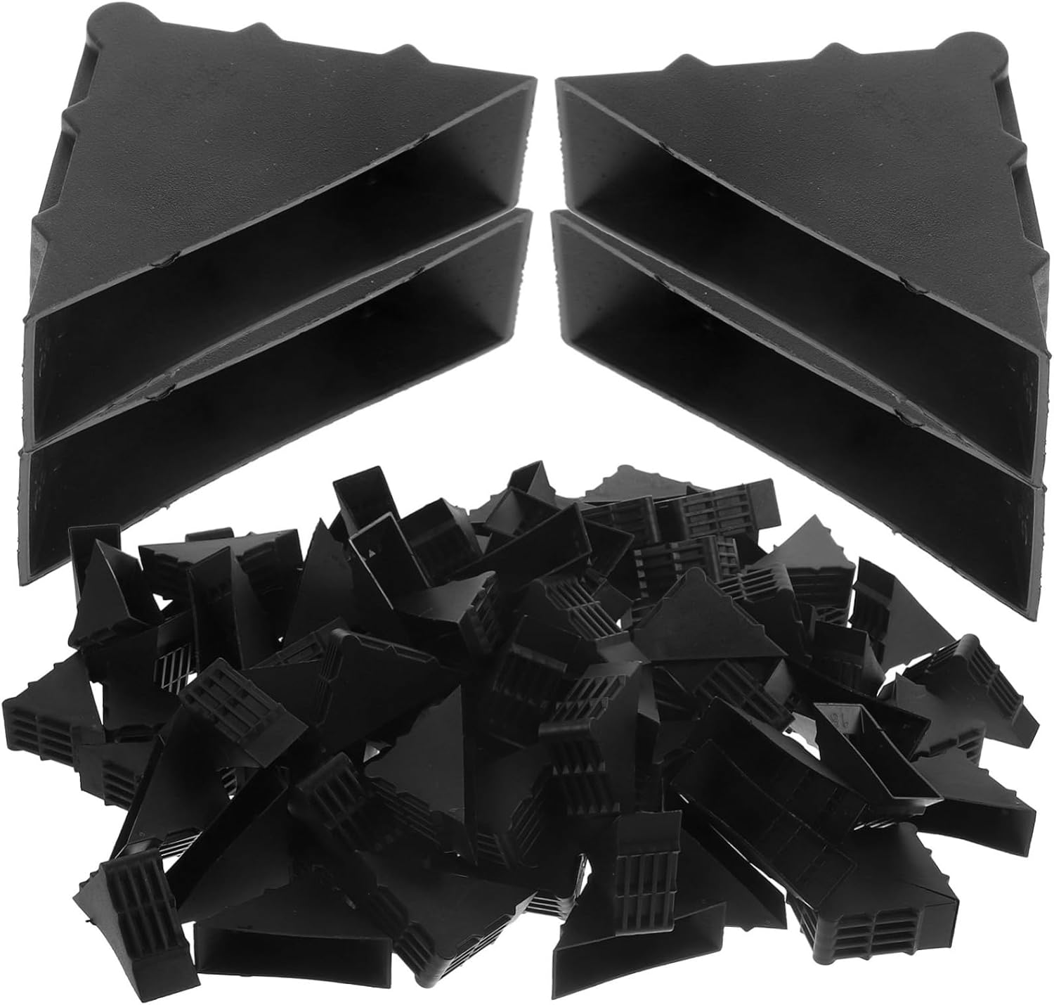 jojofuny 50 Pack Picture Frame Corner Protectors Plastic Edge Protectors for Packaging Anti-Collision Bumpers