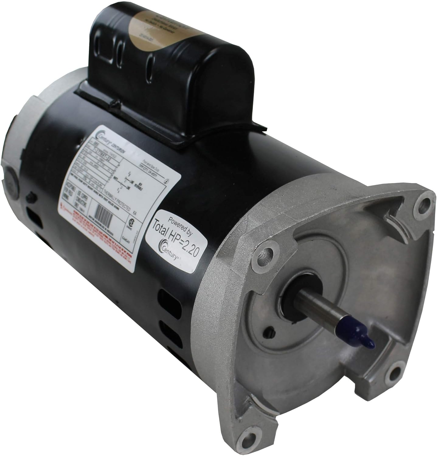 Century AO Smith 2-HP 56Y-Frame Up-Rated Motor with Square Flange