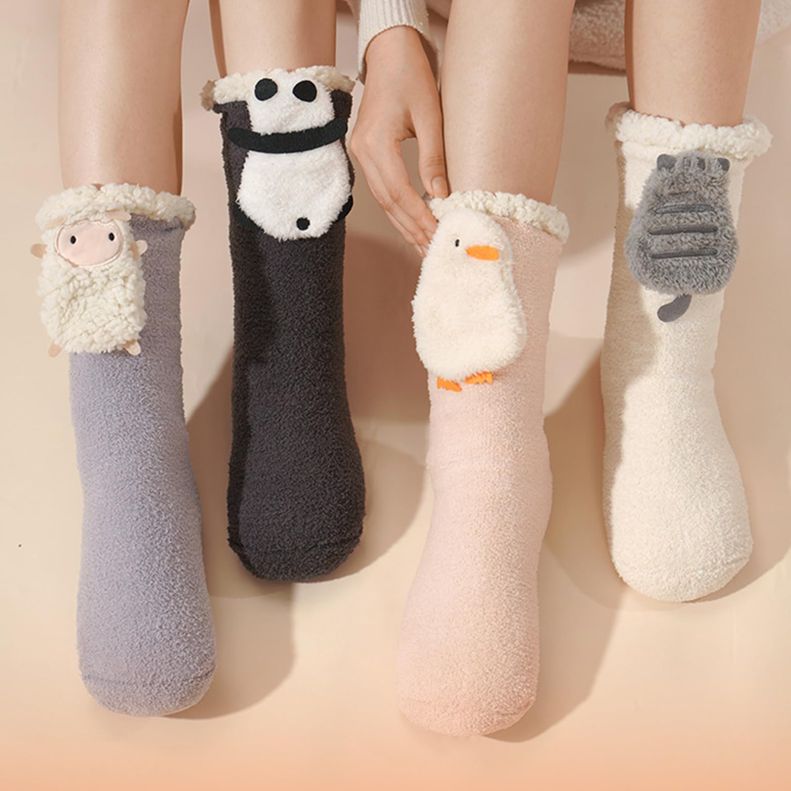 ljhnba Chaussettes chauffantes électriques en Coton, Chaussettes de Ski de Sport, Chauffe-Pieds de Camping en Plein air, Chaussettes chauffantes électriques, Cadeaux pour, Fille, Femmes Pied