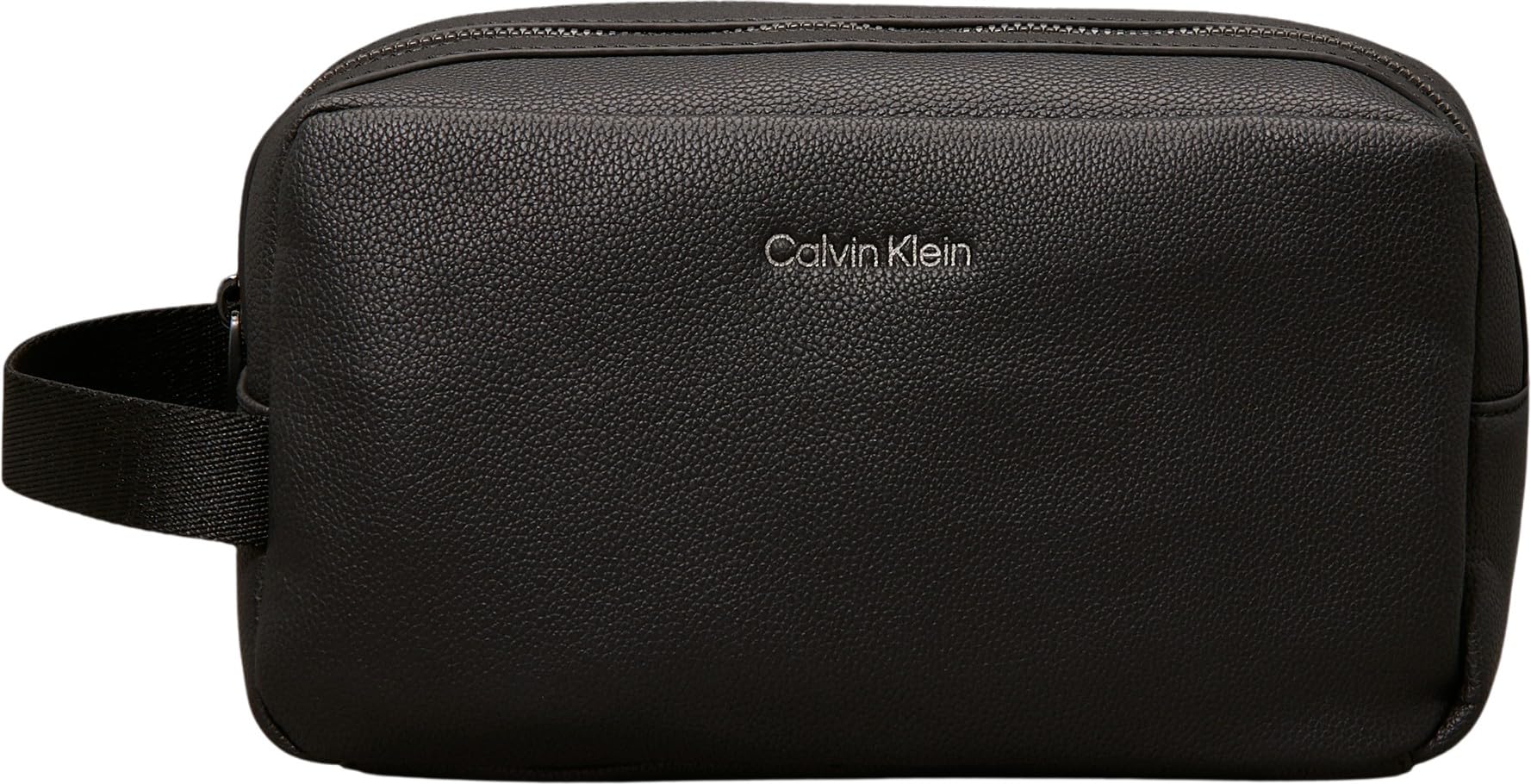 Calvin Klein Uomo Beauty Case Warmth Washbag Pelle Sintetica, Nero (Ck Black), Taglia Unica