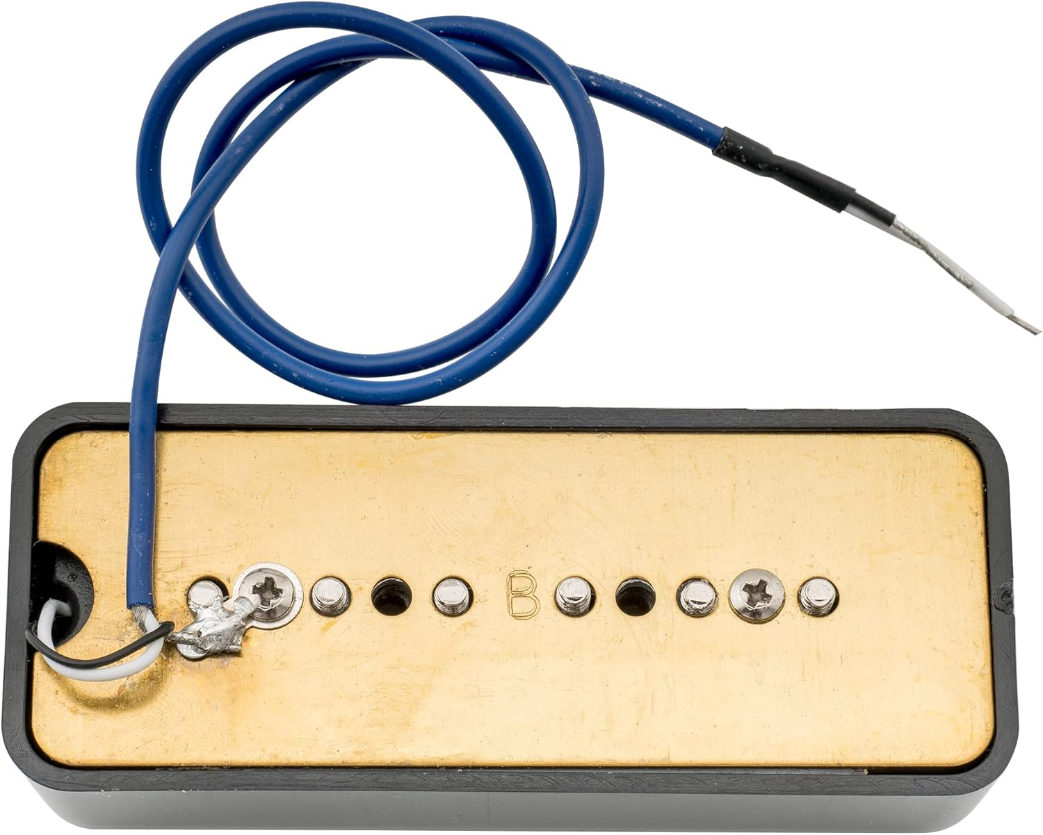 Wilkinson M Series Ceramic P90 Soapbar Pickup Single Coil Bridge Pickup for Les Paul SG Electric Guitar, Black