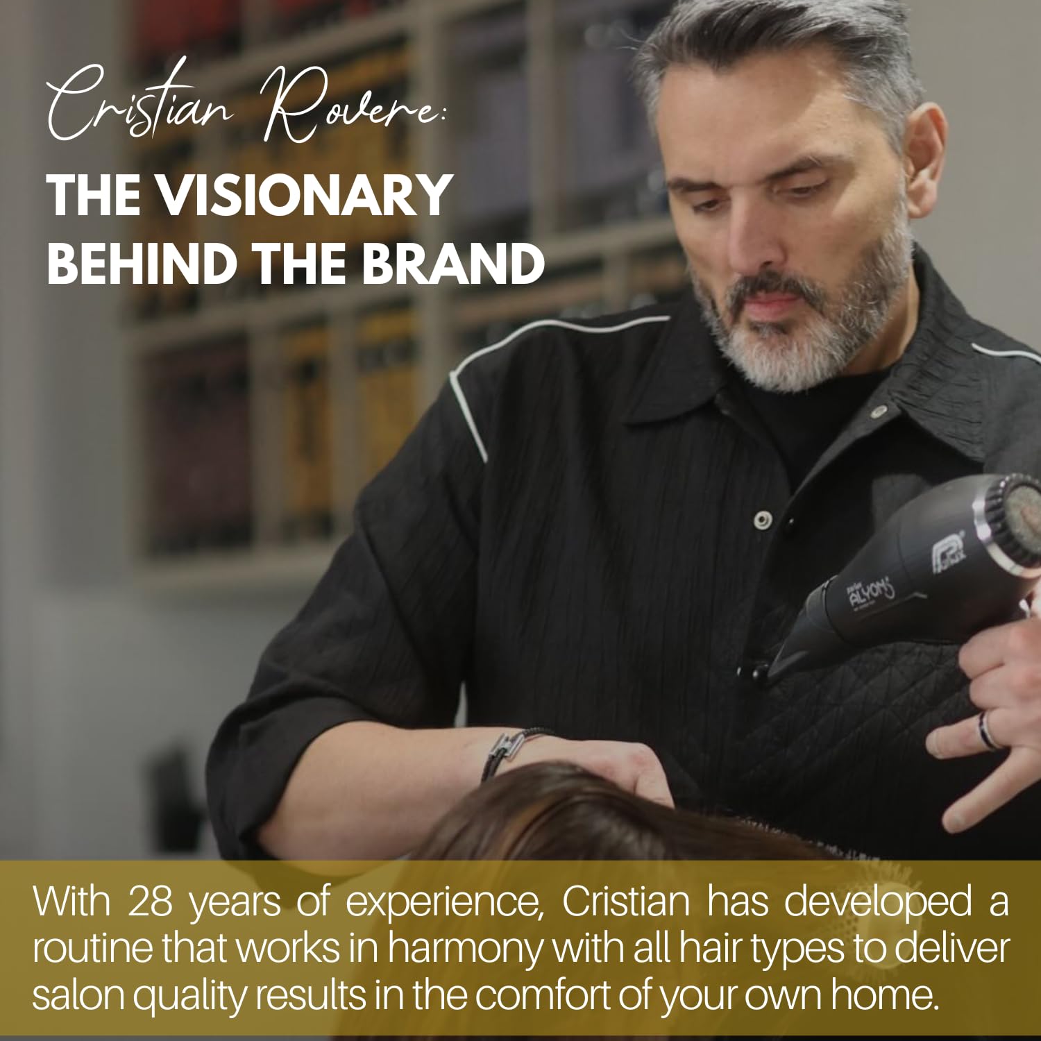 Cristian Rovere - Signature Hair Serum - Organic Argan Oil & Acai Extract - Frizz Control & Shine Serum - Sulfate Free & Paraben Free - Lightweight Hair Oil for Smoothness - 1.7 Fl Oz - Image 2