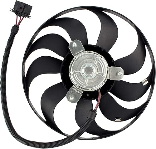 Ventilador de refrigeración del radiador del motor derecho/lado del pasajero para Audi TT 00-02, para TT Quattro 00-06, para Volkswagen Beetle