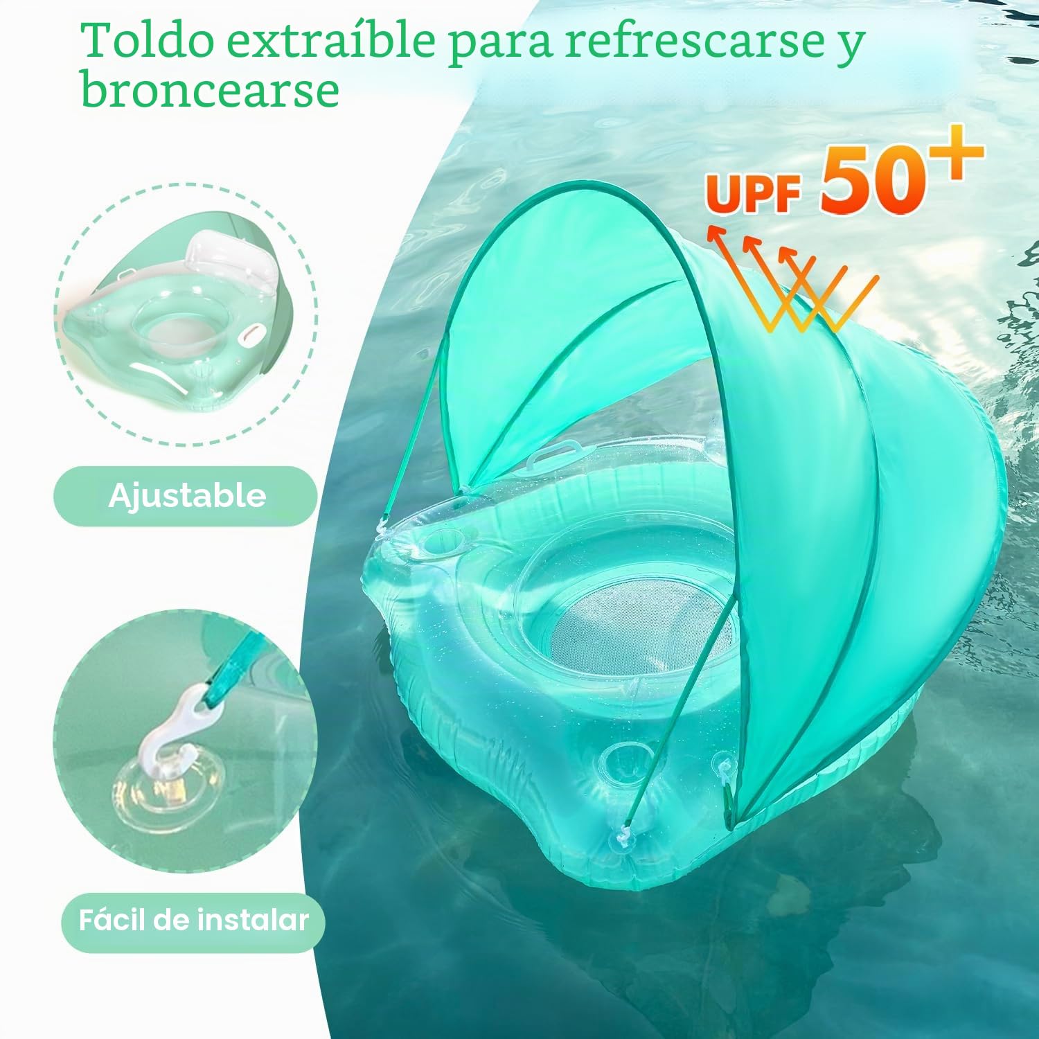 Sillón Colchoneta Jilong Inflable Piscina Playa 168cm - El Rey del Sillón Colchoneta Jilong Inflable Piscina Playa 168cm - El Rey del