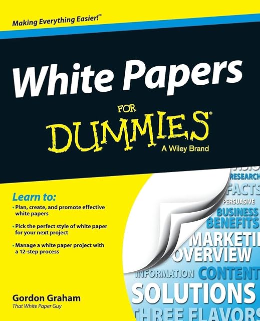 Portada de White Papers For Dummies