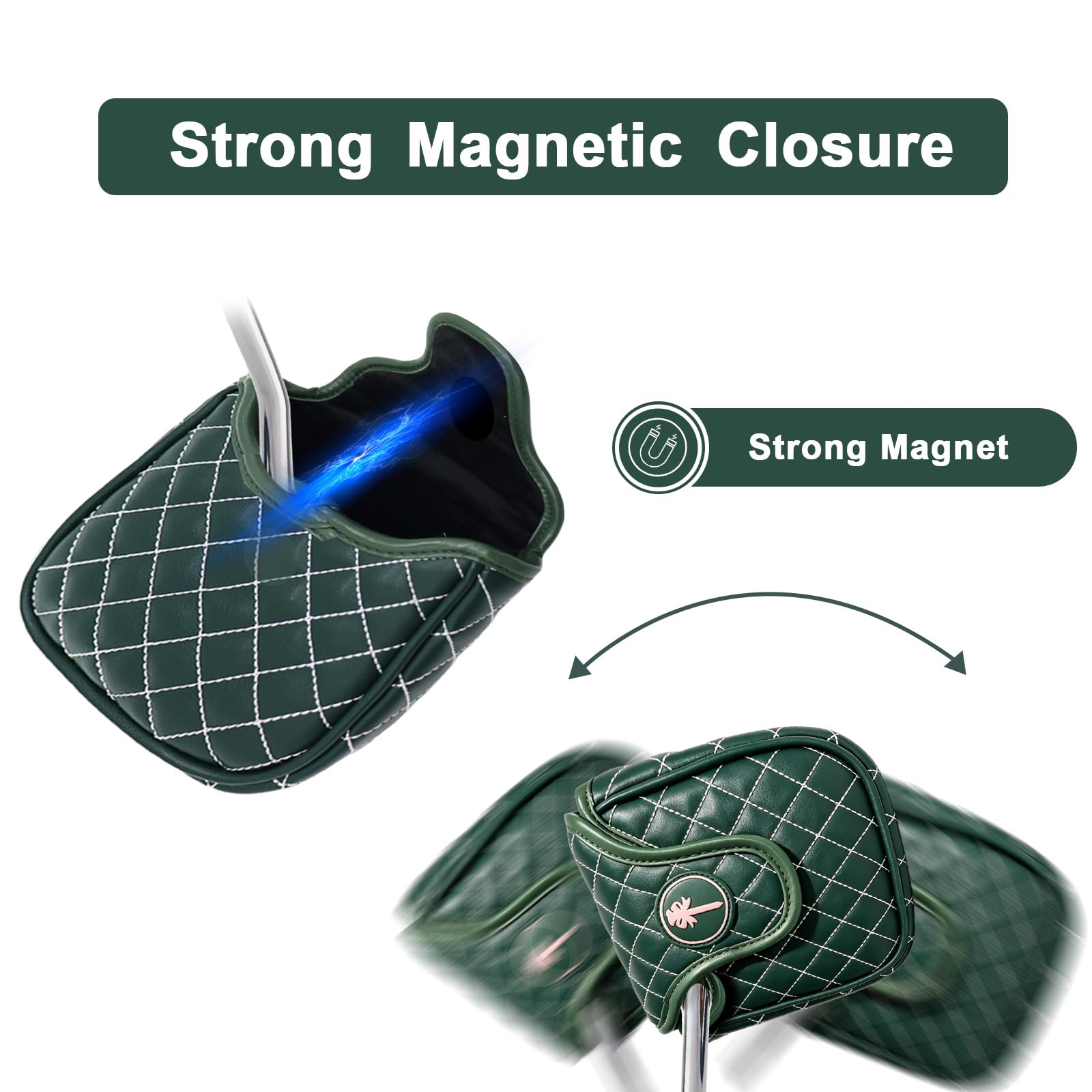 Copertura per putter da golf, copertura per mazza da golf, protezione per