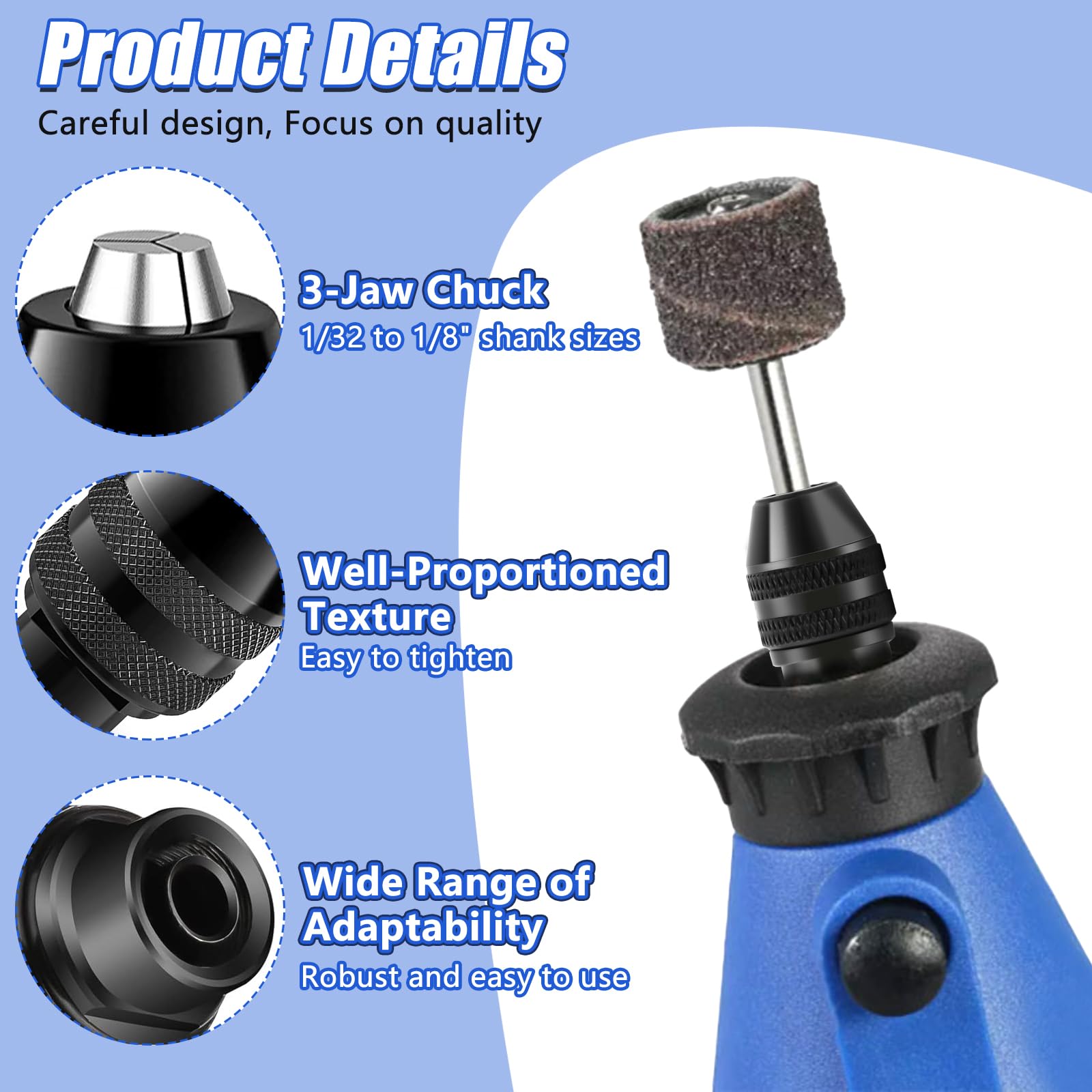 DREMEL 4485 spantangenset 4-delig spanmoer - 2615448532 | Klium