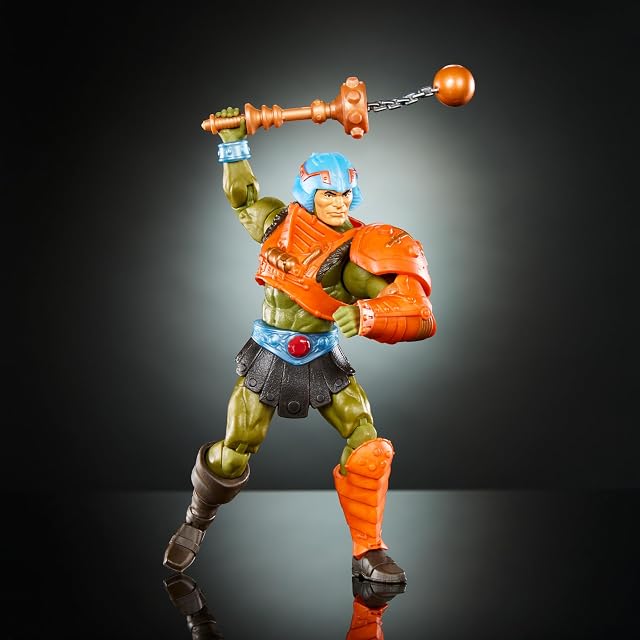 Foto 4 de 6 de Masters of the Universe MOTU New Eternia Man-At-Arms Figura de acción con accesorios