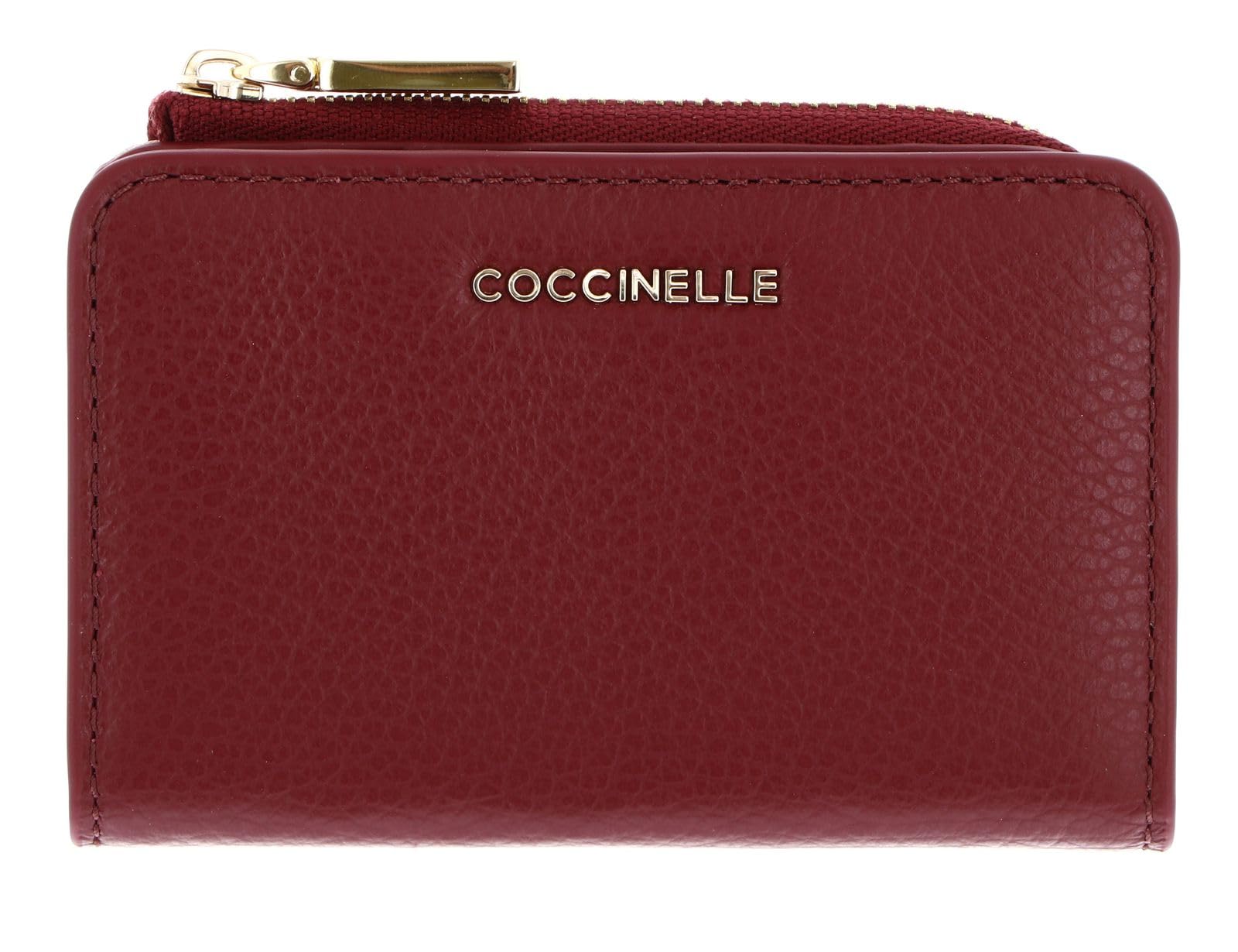 Coccinelle Pelle porta carte di credito Metallic Soft Credit Card Holder Ribes mirtillo