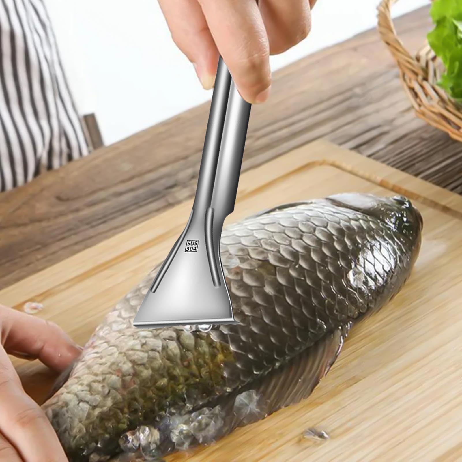 Amazon.co.jp: うろことり 魚 ろこ取り ウロコ取りステンレス 鱗発散