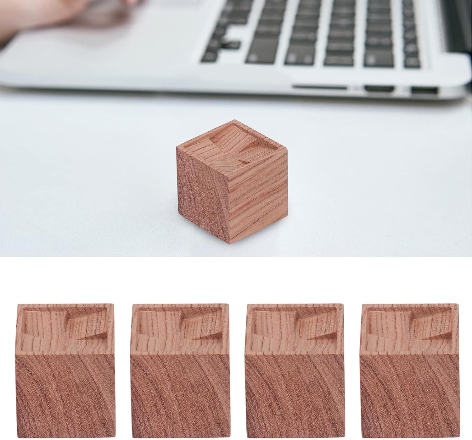 8pcs Essential Oil Difr, Wooden Difr, Quadrate Compact Wood Car with Table ed Oil for Bedroom Wardrobe Car