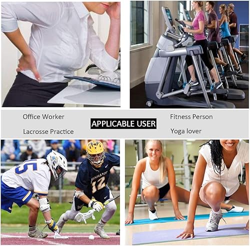 Miniatura 7 de KSONE Lacrosse Juego de bolas de masaje  Rodillo de masaje muscular  Bolas de tejido profundo  Pelota de masaje dura y suave con mini bola