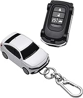 Vista 10 de para Funda de Llavero Honda - Estuche de llavero compatible con Honda Accord Civic CRV Pilot Odyssey Passport Llave Remota Inteligente - Negro