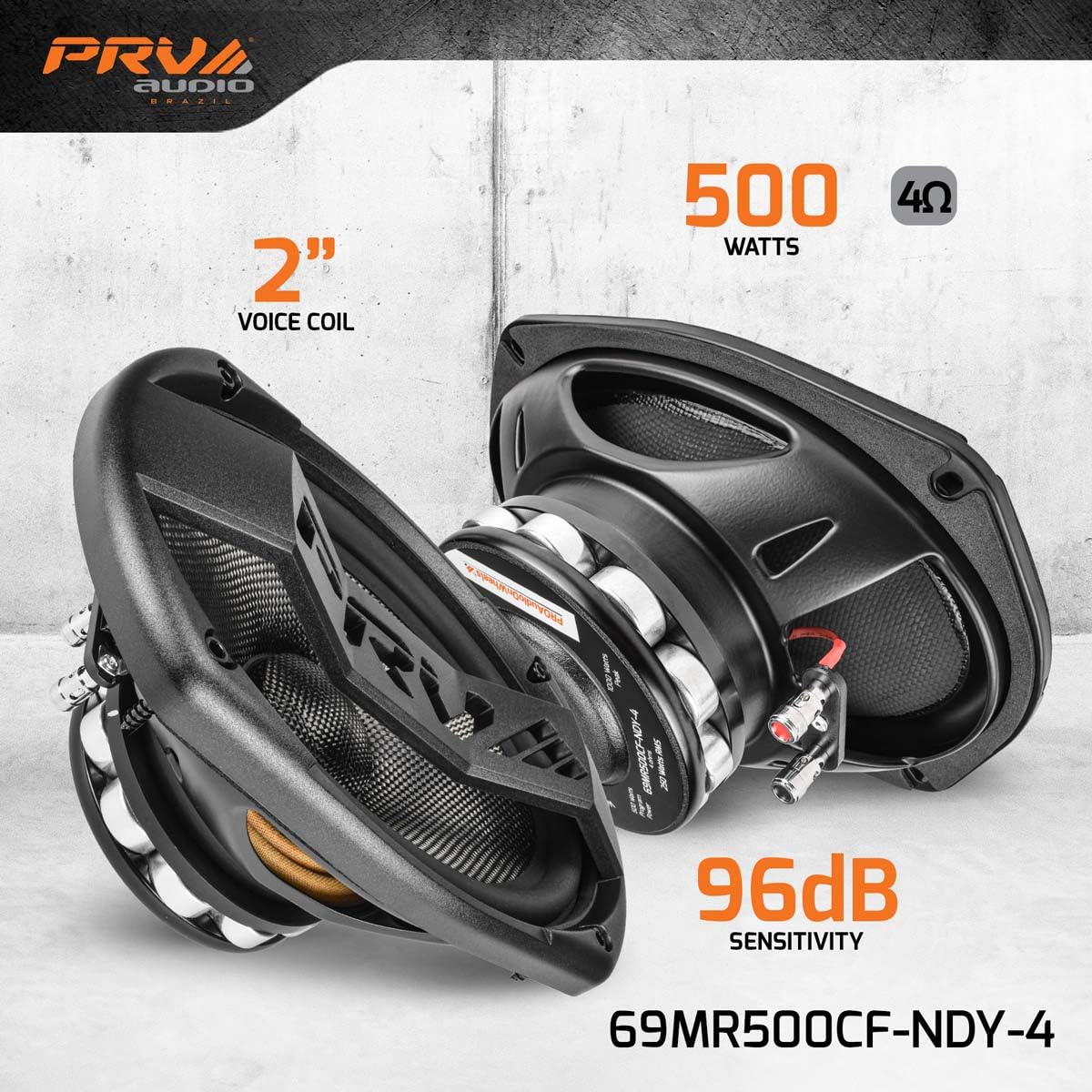 Amazon.com: PRV AUDIO Carbon Fiber 6x9 Midrange Speaker 500 Watts