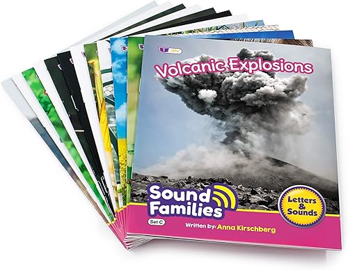 Miniatura 5 de Junior Learning Lectores decodificables Sound Families R-Controlled Non-Fiction Phase 5.5, sonidos vocales, aprender a leer, textos fáciles