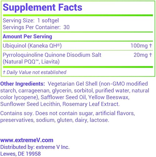 Miniatura 5 de fertileqq Ultra Ubiquinol QH Plus PQQ pyrroloquinoline quinoneNatural Salud Reproductiva Apoyo  1Fórmula para apoyo de mitocondria ÓvulosDoctor