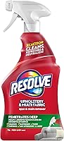 Resolve Upholstery & Carpet Stain Remover, 22oz Multi-Fabric Cleaner Spray - Safe on Polyester, Nylon, Cotton Blends