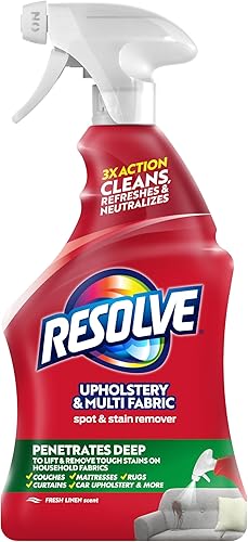 Resolve - Limpiador de telas y removedor de manchas de tapicería 22oz liq