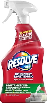 Resolve Carpet Cleaner, 22 fl oz Multi-Fabric Cleaner and Upholstery Stain Remover, Carpet Cleaner Spray